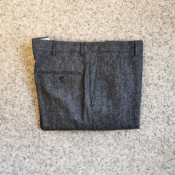 HART SCHAFFNER MARX Tailored Dress Pants, Grey - Picture 3 of 12